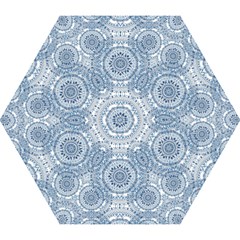 Boho Pattern Style Graphic Vector Mini Folding Umbrellas by Sobalvarro