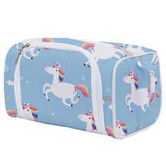 Unicorn Seamless Pattern Background Vector (2) Toiletries Pouch by Sobalvarro