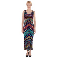 Ethnic  Fitted Maxi Dress by Sobalvarro