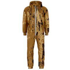 Abstract Grunge Camouflage Background Hooded Jumpsuit (men)  by Vaneshart