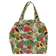 Tropical Pattern Background Boxy Hand Bag by Vaneshart