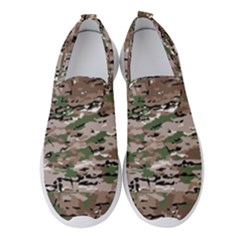Fabric Camo Protective Women s Slip On Sneakers by HermanTelo