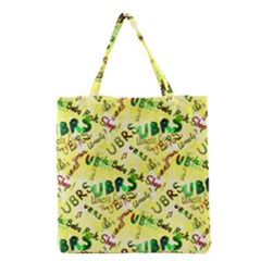 Ubrs Yellow Grocery Tote Bag by Rokinart