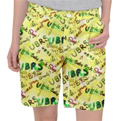 Ubrs Yellow Pocket Shorts