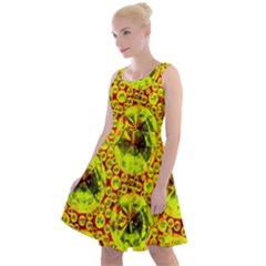 Cut Glass Beads Knee Length Skater Dress by essentialimage