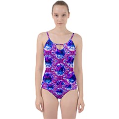 Cut Glass Beads Cut Out Top Tankini Set by essentialimage