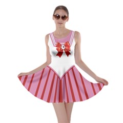 Pink Sailor Skater Dress