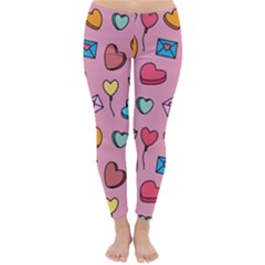 Candy Pattern Classic Winter Leggings by Sobalvarro