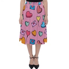 Candy Pattern Classic Midi Skirt by Sobalvarro