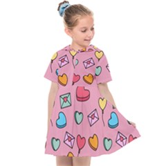 Candy Pattern Kids  Sailor Dress by Sobalvarro