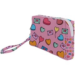 Candy Pattern Wristlet Pouch Bag (small)