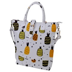 Pineapples Buckle Top Tote Bag by Sobalvarro
