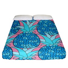 Pineapples Fitted Sheet (california King Size) by Sobalvarro