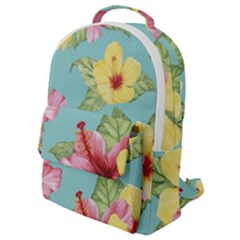 Hibiscus Flap Pocket Backpack (small) by Sobalvarro