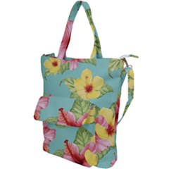 Hibiscus Shoulder Tote Bag by Sobalvarro