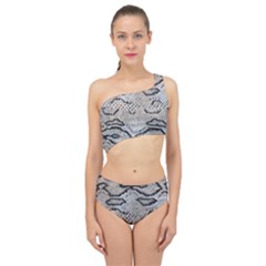 Snake Leather Spliced Up Two Piece Swimsuit by skindeep