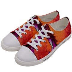 Wonderful Fantasy Horse In A Autumn Landscape Women s Low Top Canvas Sneakers by FantasyWorld7