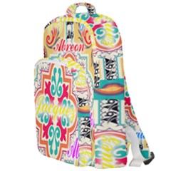 Floral Double Compartment Backpack