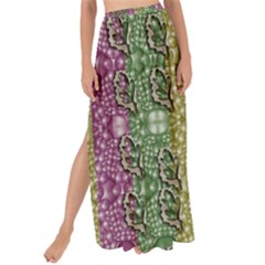 Leaves Contemplative In Pearls Free From Disturbance Maxi Chiffon Tie-up Sarong by pepitasart