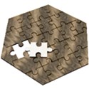 Texture Butterfly Skin Waves Wooden Puzzle Hexagon View3