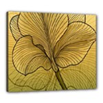 Leaves Design Pattern Nature Canvas 24  x 20  (Stretched)