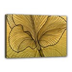 Leaves Design Pattern Nature Canvas 18  x 12  (Stretched)