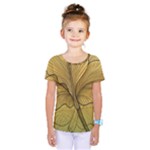 Leaves Design Pattern Nature Kids  One Piece Tee