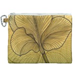 Leaves Design Pattern Nature Canvas Cosmetic Bag (XXL)