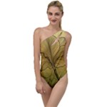Leaves Design Pattern Nature To One Side Swimsuit
