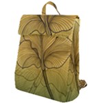 Leaves Design Pattern Nature Flap Top Backpack