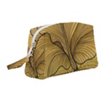 Leaves Design Pattern Nature Wristlet Pouch Bag (Medium)