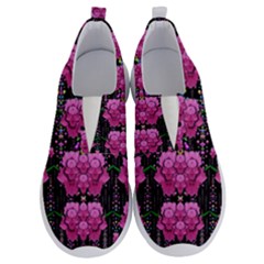 In The Dark Is Rain And Fantasy Flowers Decorative No Lace Lightweight Shoes by pepitasart