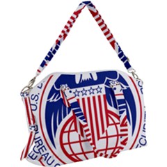 Seal Of United States Department Of Commerce Bureau Of Industry & Security Canvas Crossbody Bag by abbeyz71