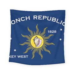 Flag Of Conch Republic Square Tapestry (small) by abbeyz71