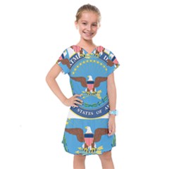 Seal Of United States Department Of Defense Kids  Drop Waist Dress by abbeyz71