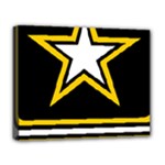Logo of United States Army Deluxe Canvas 20  x 16  (Stretched)