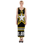 Logo of United States Army Fitted Maxi Dress