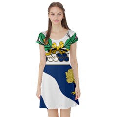 Coat Of Arms Of United States Army 143rd Infantry Regiment Short Sleeve Skater Dress by abbeyz71