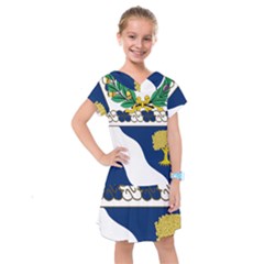 Coat Of Arms Of United States Army 143rd Infantry Regiment Kids  Drop Waist Dress by abbeyz71