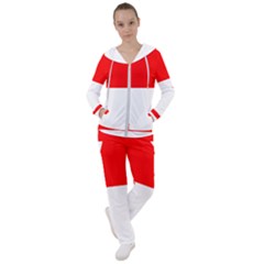 Flag Of Indonesia Women s Tracksuit by abbeyz71