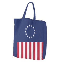 Betsy Ross Flag Usa America United States 1777 Thirteen Colonies Vertical Giant Grocery Tote by snek