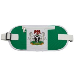 Flag Of Nigeria  Rounded Waist Pouch by abbeyz71