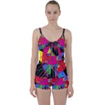 Club Fitstyle Fitness by Traci K Tie Front Two Piece Tankini