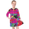 Club Fitstyle Fitness by Traci K Kids  Quarter Sleeve Shirt Dress View1
