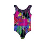 Club Fitstyle Fitness by Traci K Kids  Frill Swimsuit