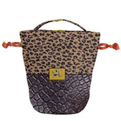 Cougar By Traci K Drawstring Bucket Bag