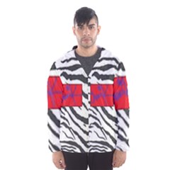 Striped By Traci K Men s Hooded Windbreaker by tracikcollection
