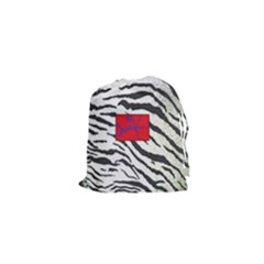 Striped By Traci K Drawstring Pouch (xs) by tracikcollection