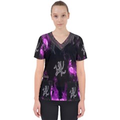 Fushion By Traci K Women s V-neck Scrub Top by tracikcollection