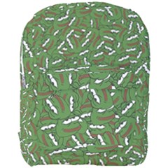 Pepe The Frog Face Pattern Green Kekistan Meme Full Print Backpack by snek